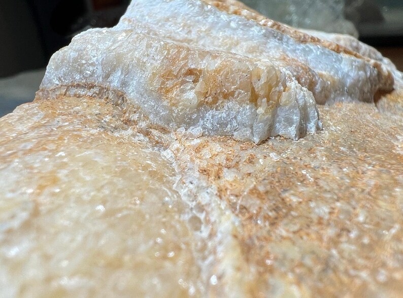 Raw Quartz with Iron Inclusions and Mini Stairs